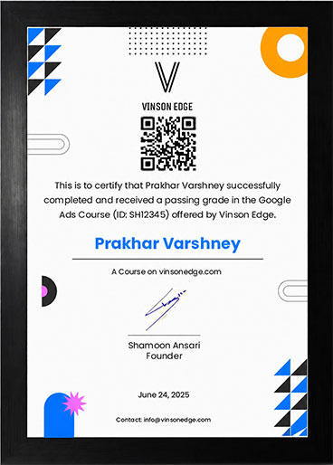 Google Ads Certificate